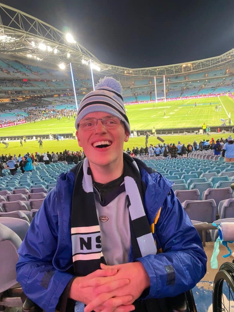 Off to a State of Origin game -