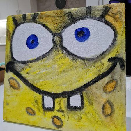 Sponge Bob in the making -